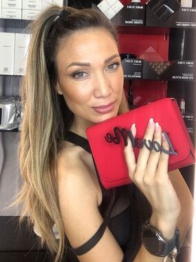 MAC Cosmetics Red 'Love Me' Clutch